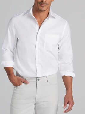 Pronto Uomo White Modern Fit Dress Shirt